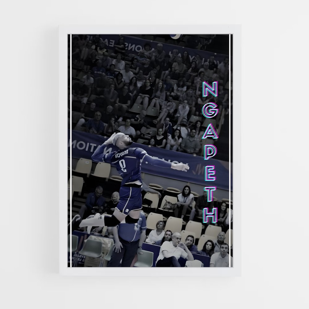 Poster L'As du Volley – affiche Volleyball (vue 3)